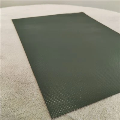 緑の PVC コーティングされたターポリン